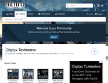 Tablet Screenshot of finalfantasyforum.org
